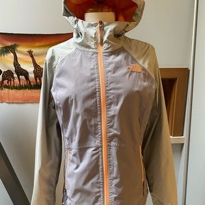 NORTH FACE GREY WOMEN’S WINDBREAKER / RAIN JACKET